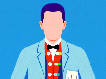 An illustration of a scientist.