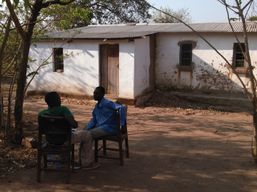 Interviewing men in rural areas in Chiradzulu, Malawi