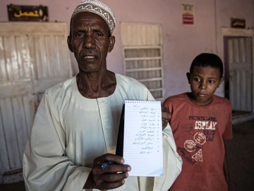 No one knows how many people have mycetoma worldwide, however in a village in central Sudan, a man lists 12 people who have had their legs amputated because of the flesh-eating infection