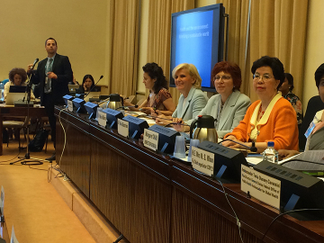 Margaret Chan and others at 052617 environment briefing