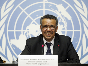 Tedros Adhanom Ghebreyesus, the new WHO Director-General. Image: WHO/L. Cipiriani