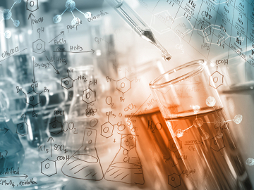graphic of chemistry lab