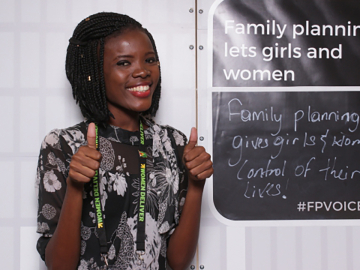 Patricee Douglas at the Women Deliver conference.