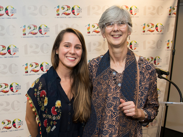 Burcu Bozkurt with Ellen Starbird, Director of USAID's Office of Population and Reproductive Health.