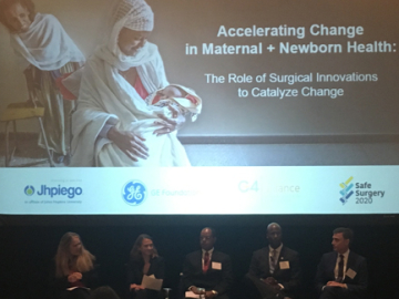 Participants at the safe surgery panel