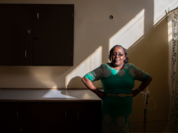 Jane Mugasha coordinates hemophilia services for the Mount Kenya region.