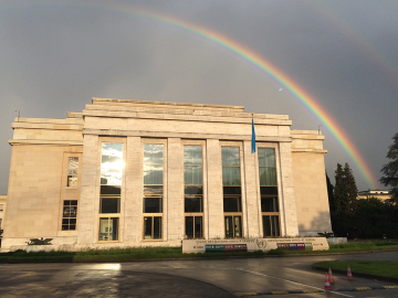 The UN Palais des Nations, site of the World Health Assembly. (Image: Brian W. Simpson)
