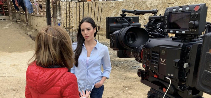 Edith Bracho-Sanchez interviews a source in Tijuana, Mexico in 2019. Image: CourtesyEdith Bracho-Sanchez interviews a source in Tijuana, Mexico in 2019. Image: CourtesyEdith Bracho-Sanchez interviews a source in Tijuana, Mexico in 2019.