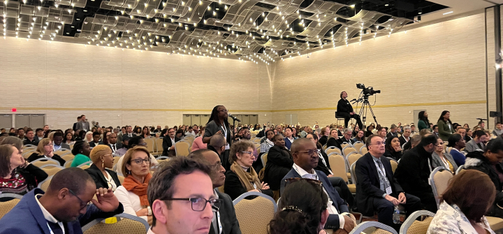 Hundreds of CUGH 2025 attendees gather on February 22, 2025, for the annual great global health debate.