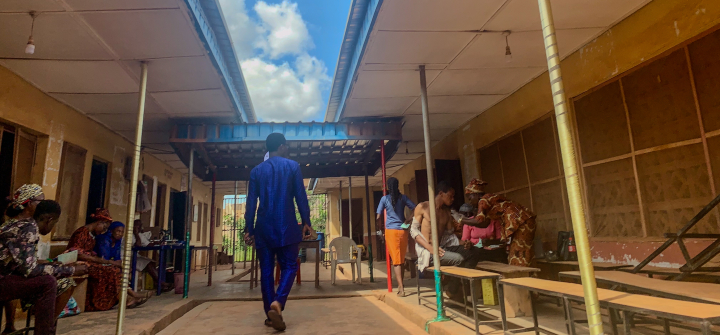 A view of the inside of Alegongo Primary Health Centre. 