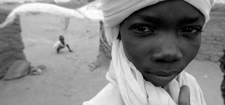 A young refugee from Darfur in the Kounoungo camp in eastern Chad. 