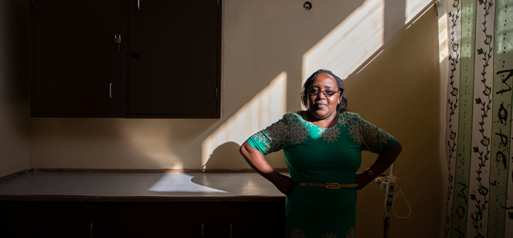 Jane Mugasha coordinates hemophilia services for the Mount Kenya region.