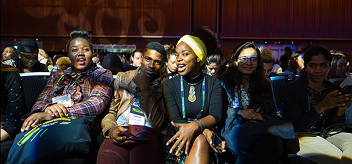 Youth are front and center at #WD2019 (featured here at a pre-conference side event). Image Courtesy of Women Deliver