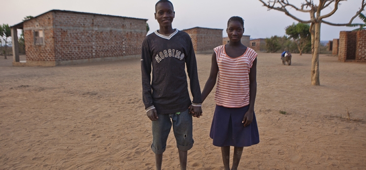 Itayi, 16, and Alice, 13, serve as youth ambassadors raising awareness of HIV in in Mozambique. Image: In Pictures Ltd./Corbis via Getty Images