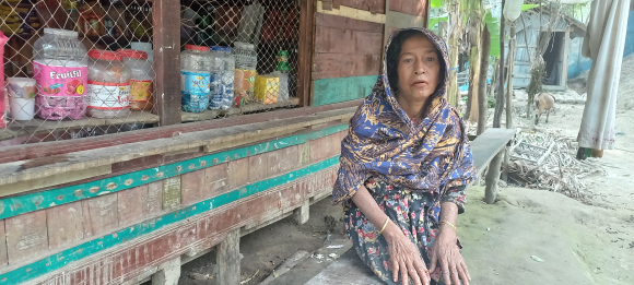 Riziya became a tiger widow after her husband went to collect honey in the forest 20 years ago. Photo by Ritwika Mitra