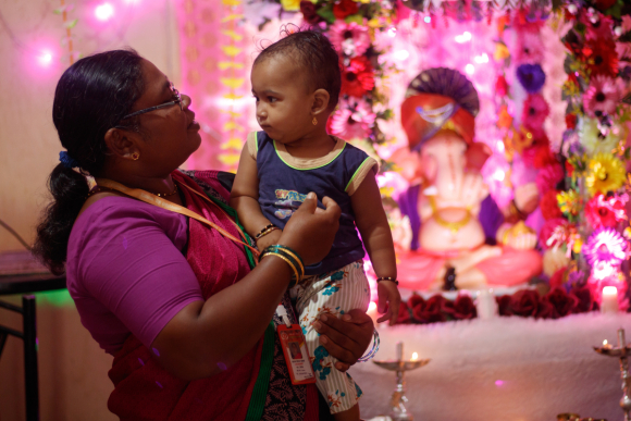  Since the 2019 floods, ASHA Kalpana Kamble says the community children are falling sick rapidly, increasing her workload and stress. 