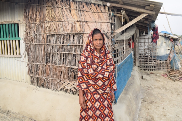 Jamena Begum, from Burigoalini village in coastal Bangladesh