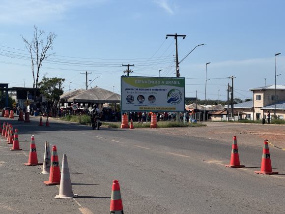 Highway 174 is the only road connecting Venezuela to northern Brazil, a busy entry point for arriving Venezuelan migrants. 
