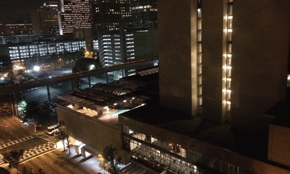 Atlanta before the dawn of #tropmed16's first full day, Monday, Nov. 14.