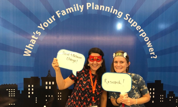 Photo opp at ICFP 2018: What's your family planning superpower?