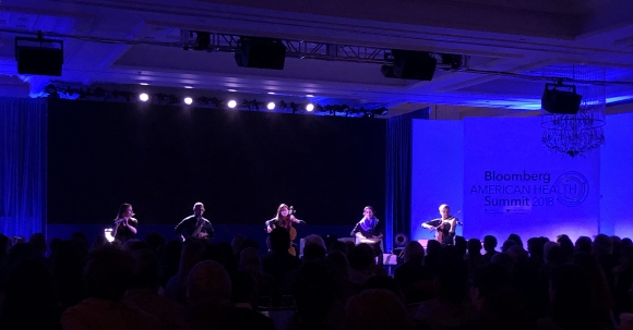 A classical quintet opens the summit's start. (Image: Brian W. Simpson)