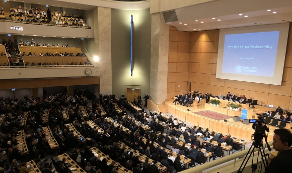 The 72nd World Health Assembly opens on May 20, 2019. (Image: BWS)